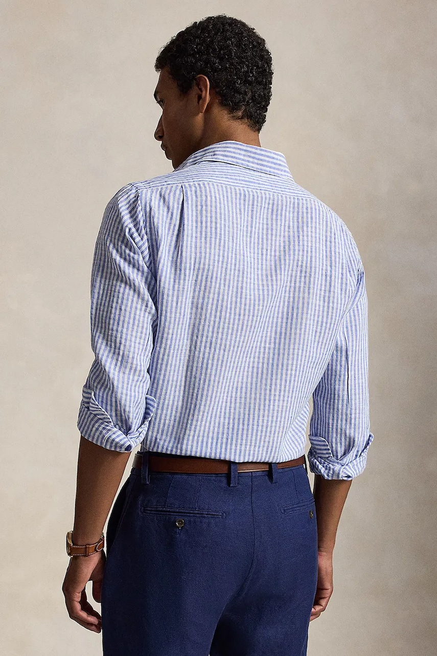 Polo Ralph Lauren košeľa pánska s ľanom