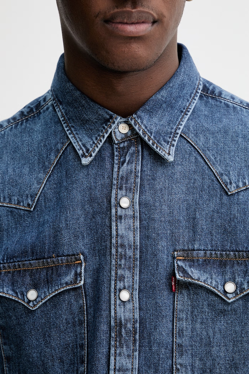 Levi's košeľa pánska rifľová BARSTOW WESTERN STANDARD