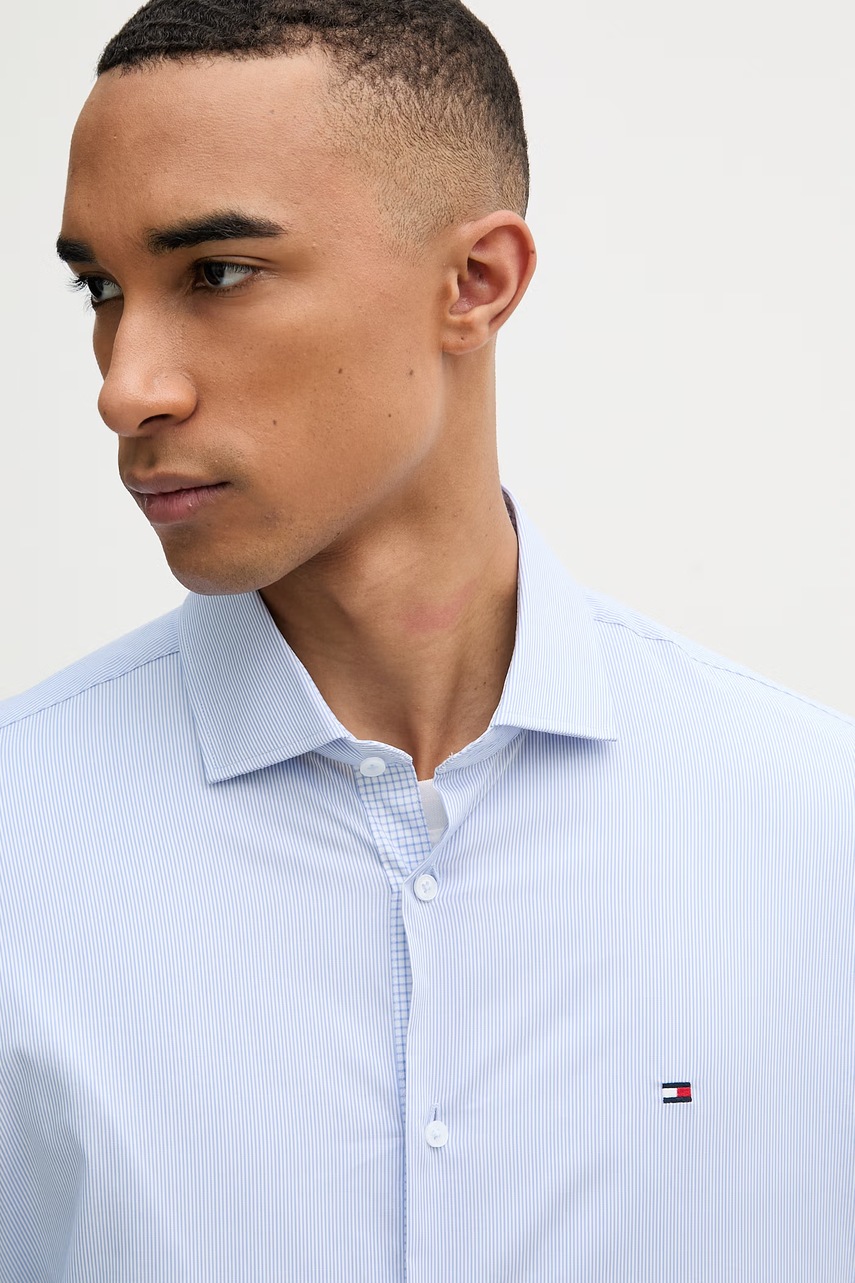 Tommy Hilfiger košeľa pánska bavlnená s elastanom