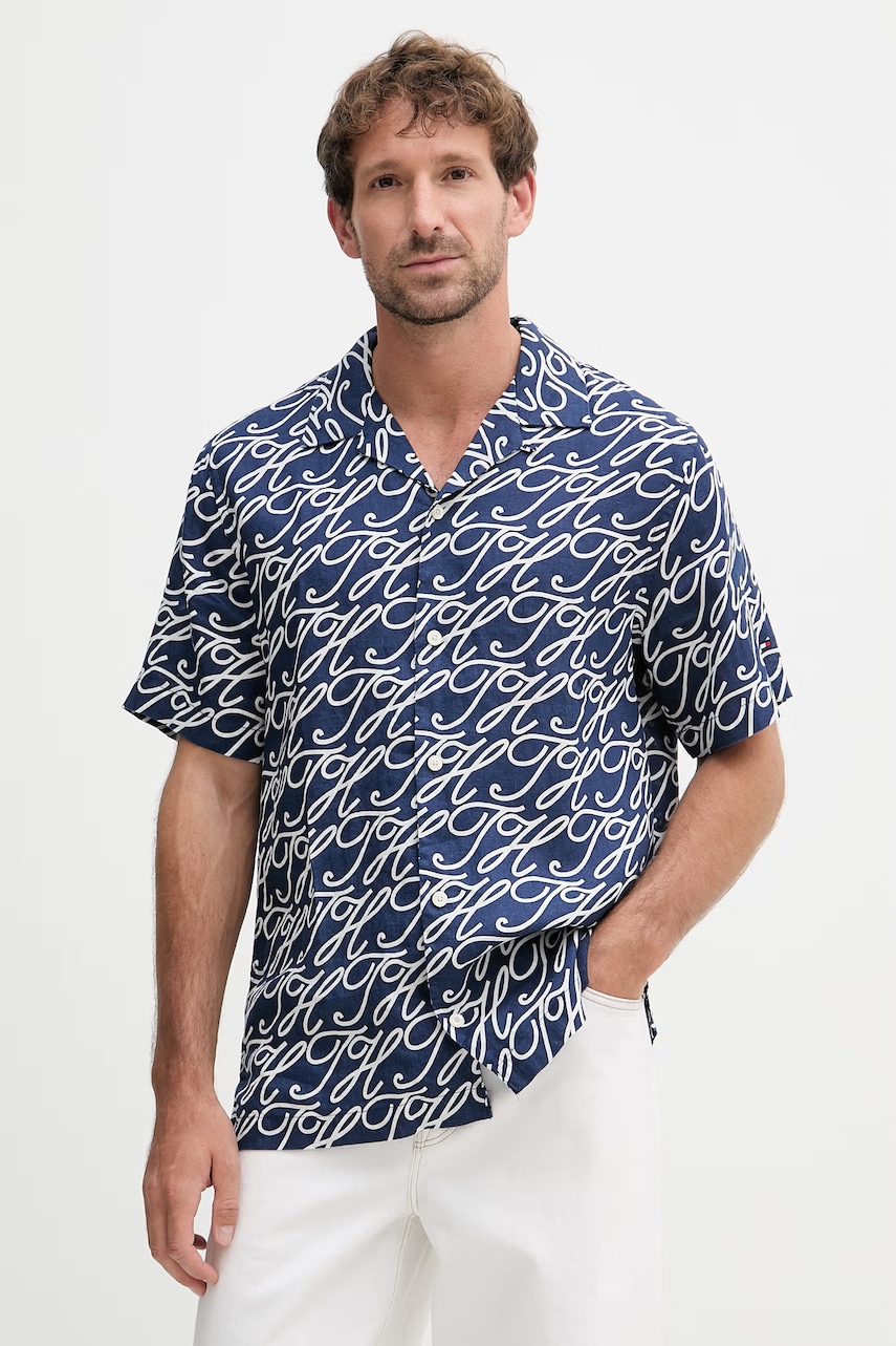 Tommy Hilfiger cămașă pentru bărbați, cu in SUMMER