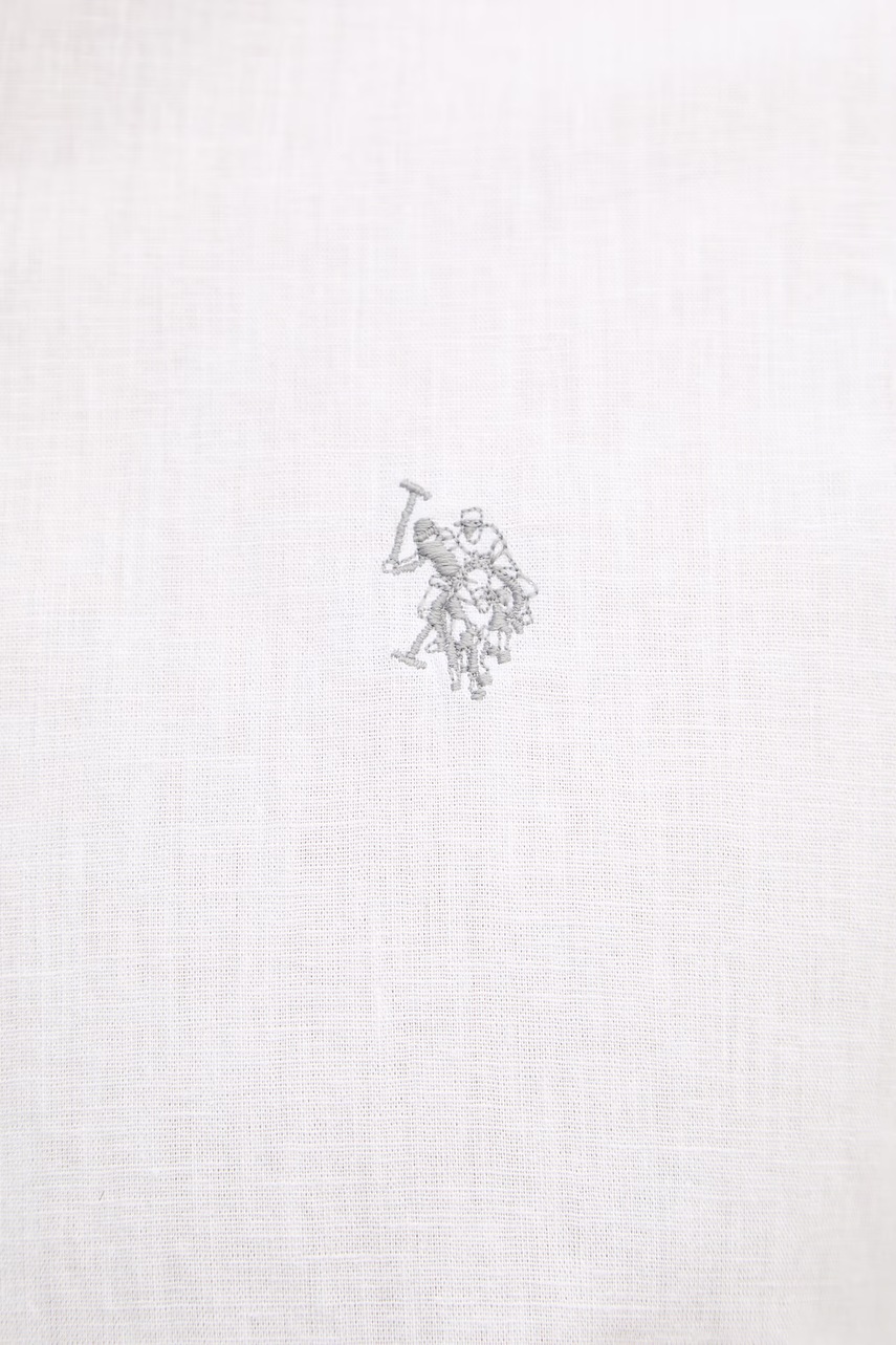 U.S. Polo Assn. pánská safari košile se lnem LINEN BLEND LS (obrázek 5)