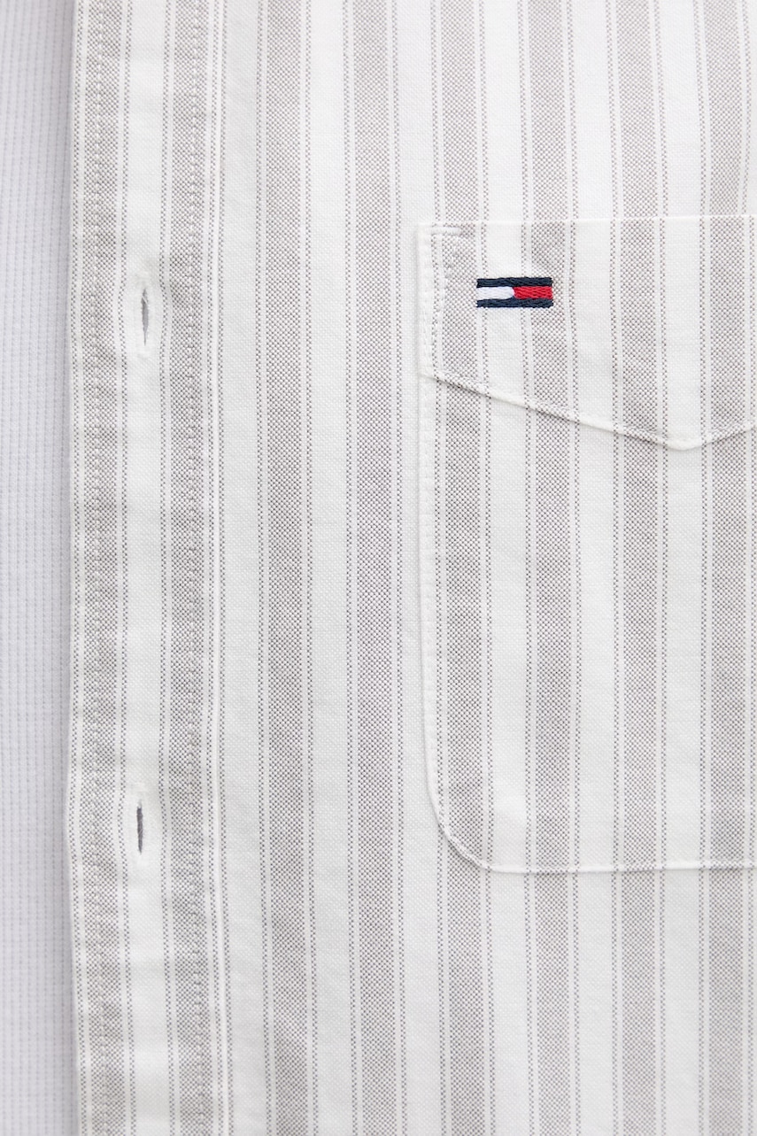 Tommy Jeans košeľa pánska bavlnená