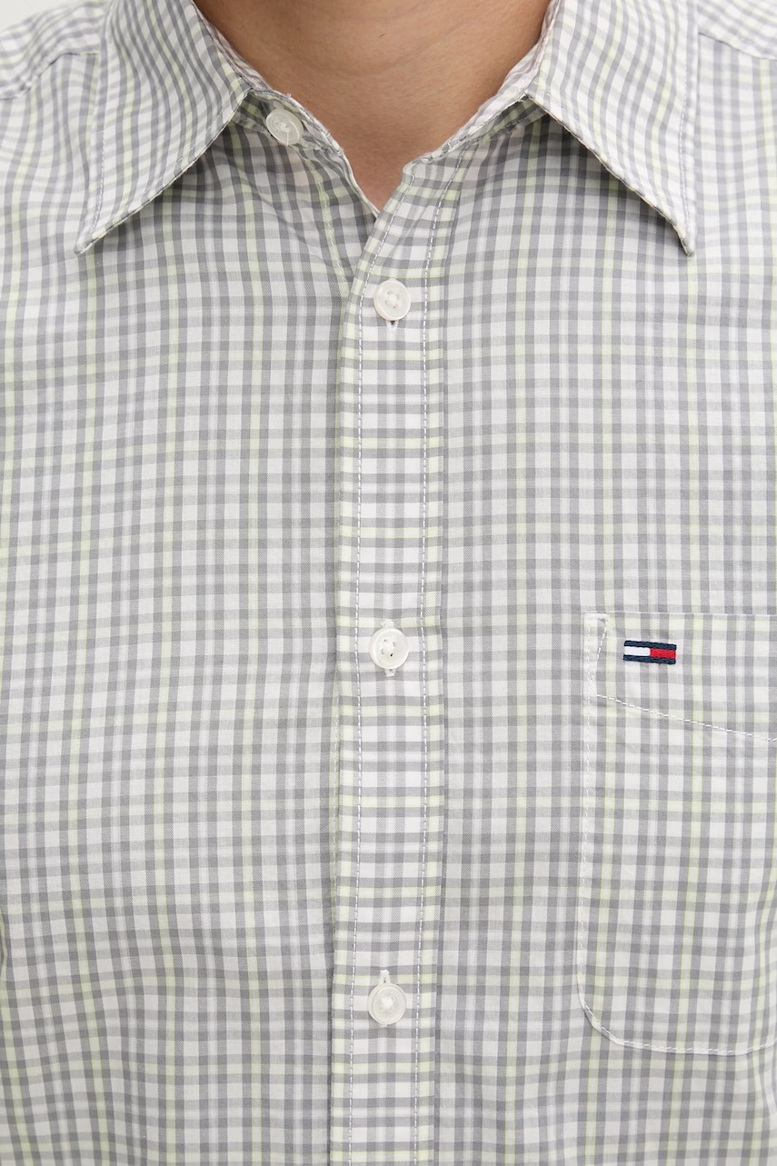 Tommy Jeans košeľa pánska bavlnená