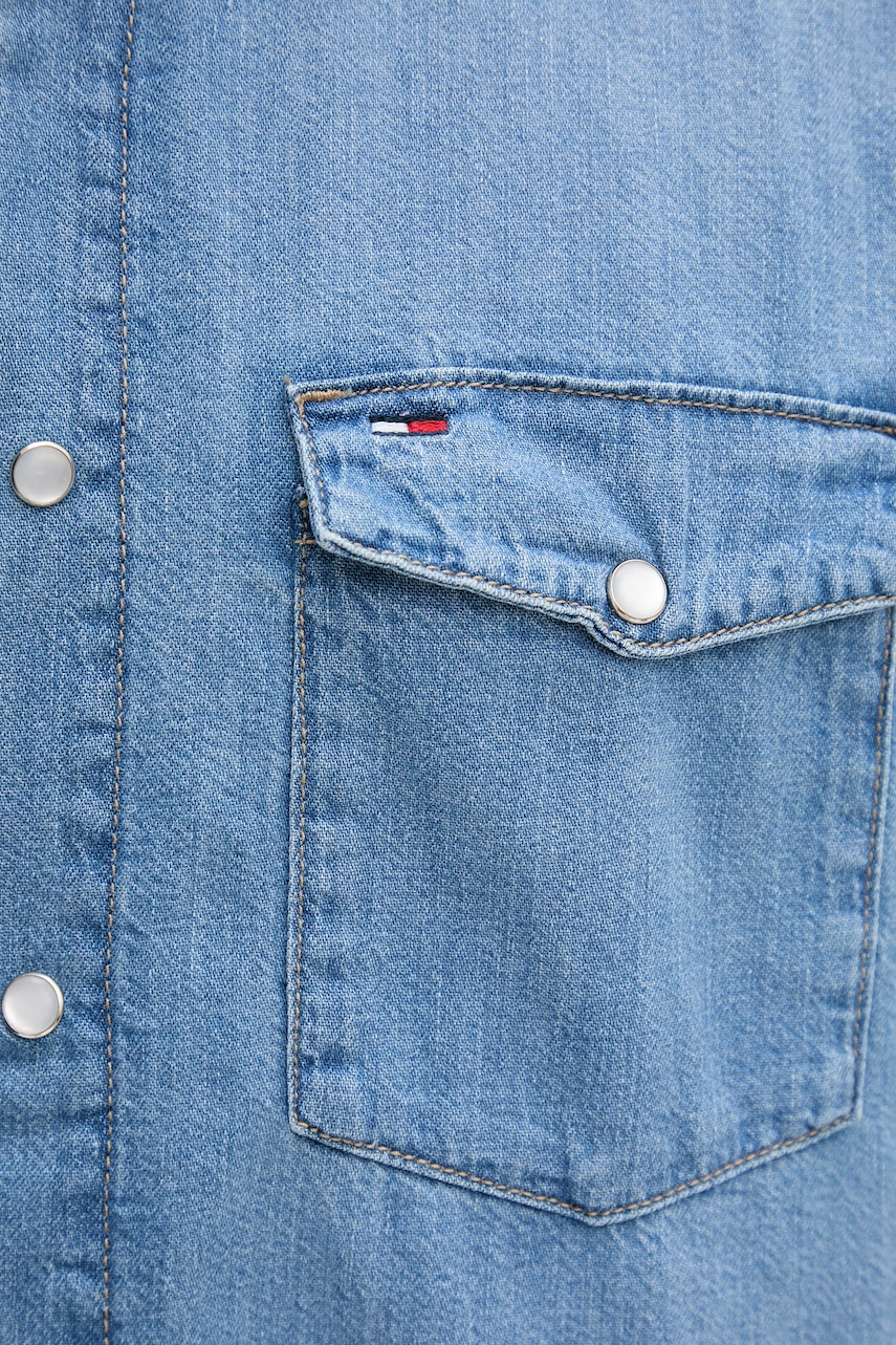 Tommy Jeans košeľa pánska bavlnená
