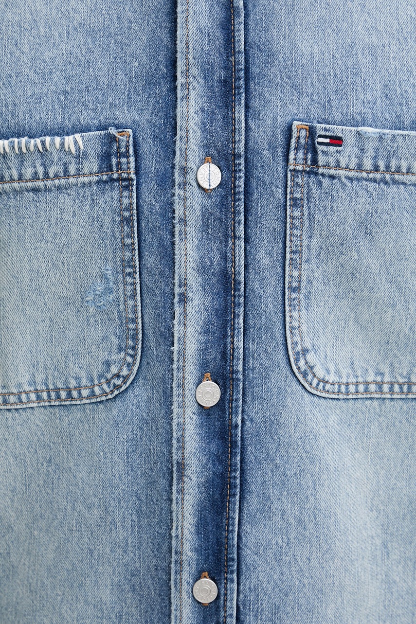 Tommy Jeans košeľa pánska rifľová