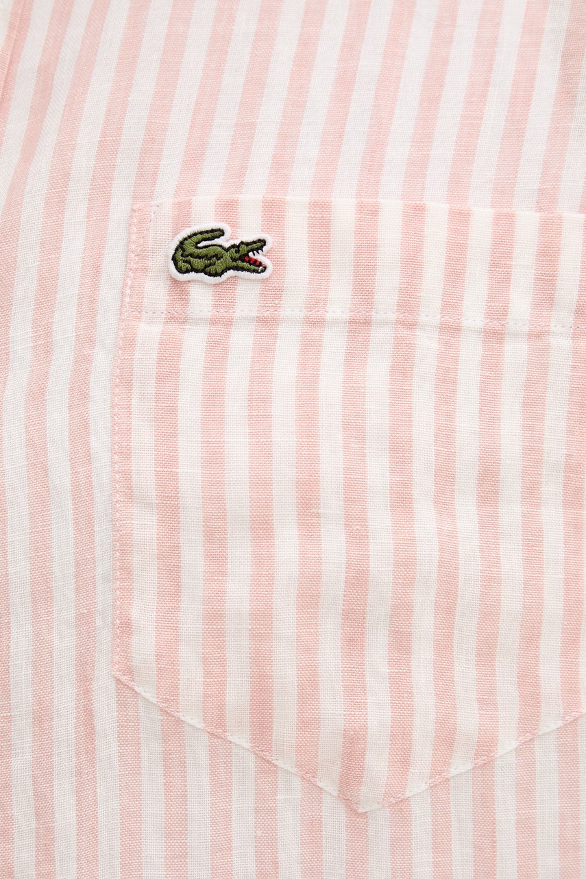 Lacoste košeľa pánska ľanová