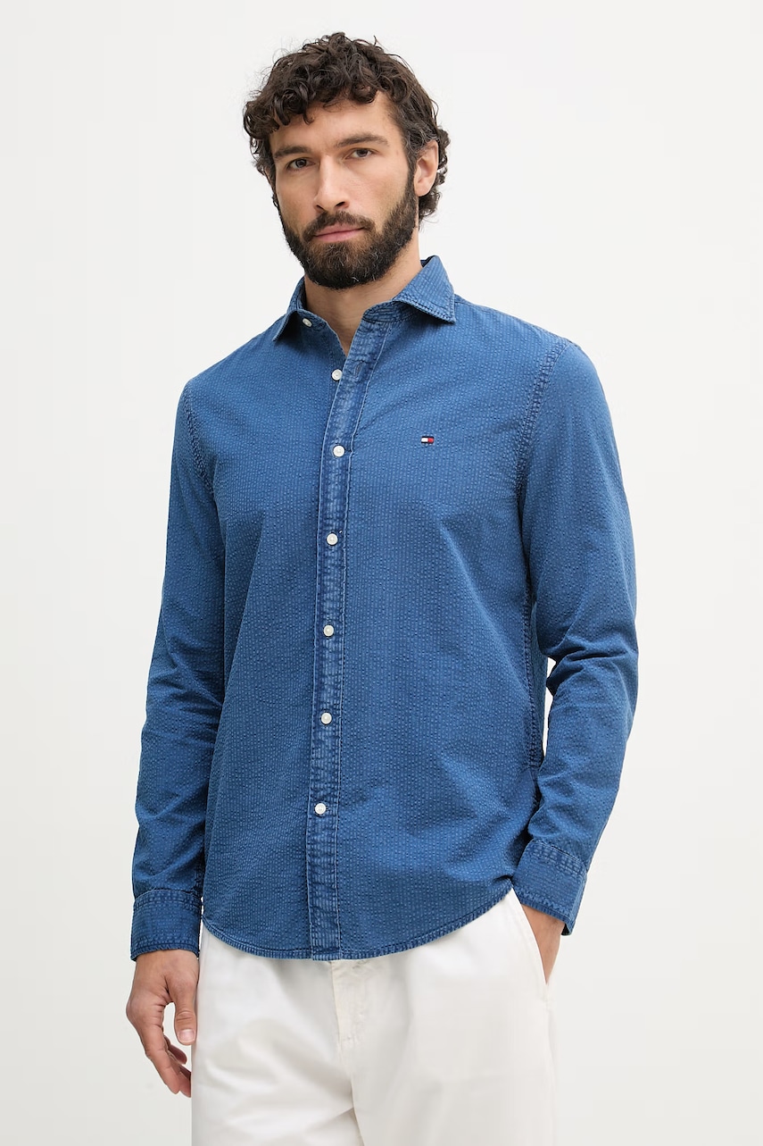 Tommy Hilfiger cămașă pentru bărbați din bumbac