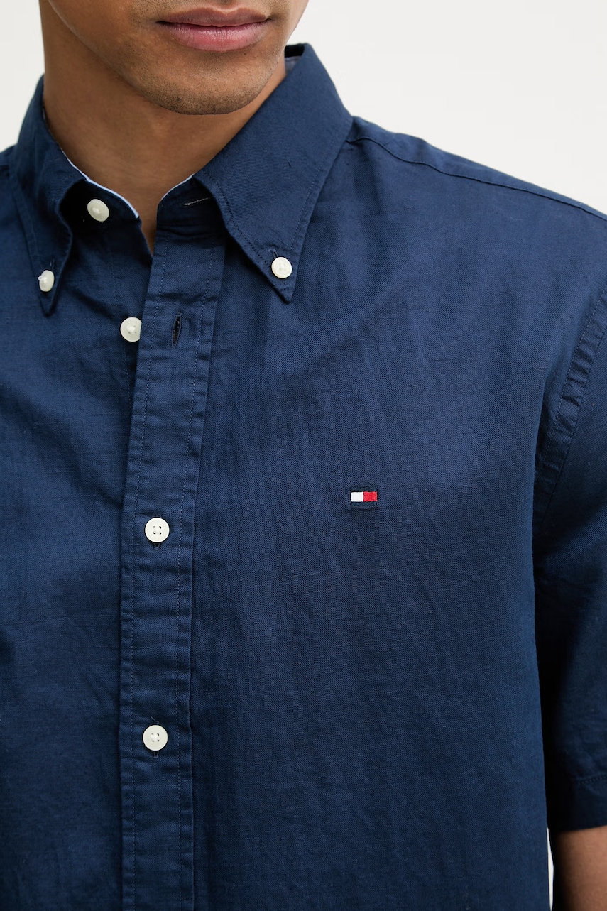 Tommy Hilfiger košeľa pánska s ľanom