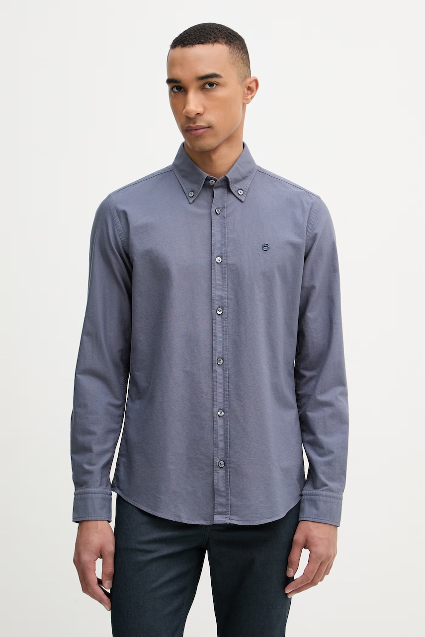 BOSS cămașă oxford pentru bărbați, din bumbac ROAN