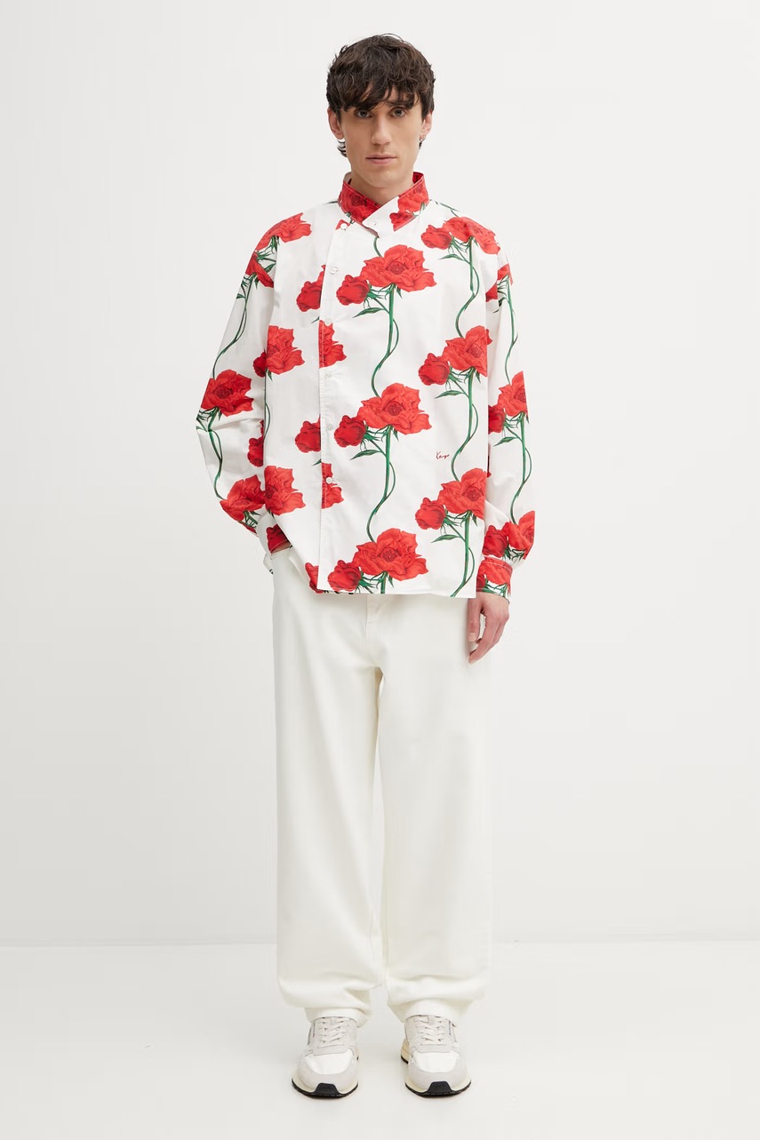 Kenzo Shirt LS koszula bawełniana męska (zdjęcie 5)