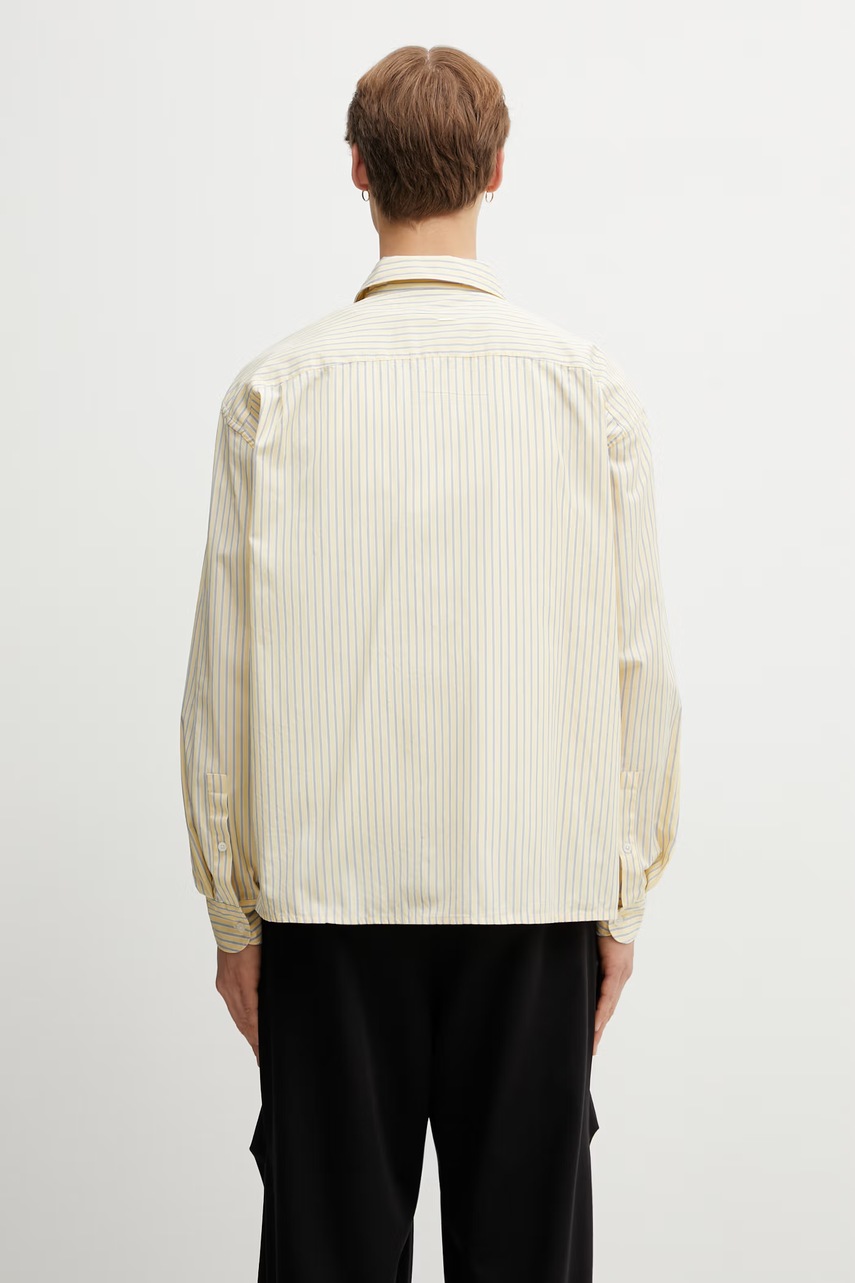 Filling Pieces Zip Shirt koszula bawełniana męska (zdjęcie 3)
