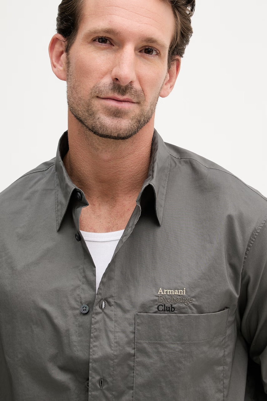 Armani Exchange košeľa pánska bavlnená
