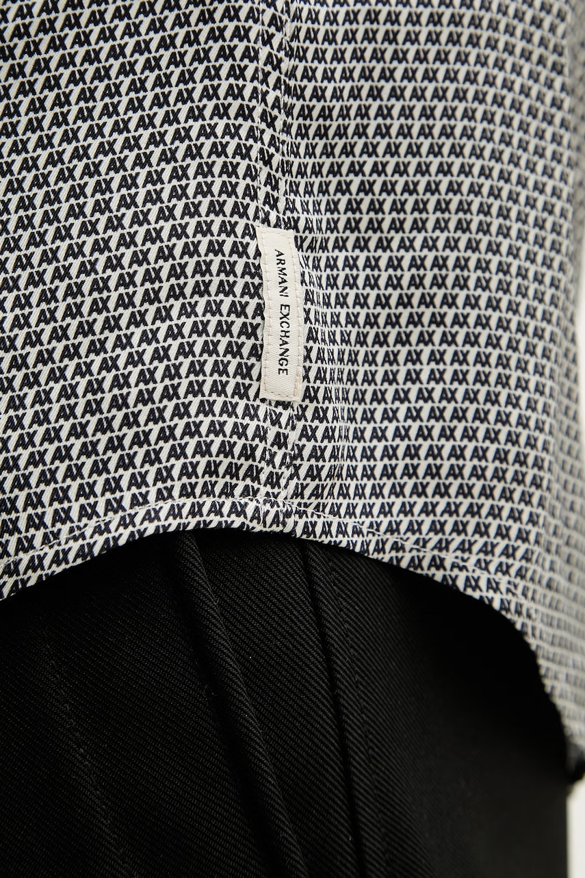 Armani Exchange košeľa pánska z viskózy