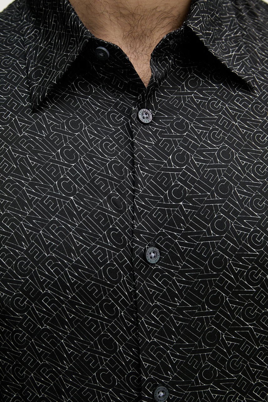 Armani Exchange košeľa pánska z viskózy