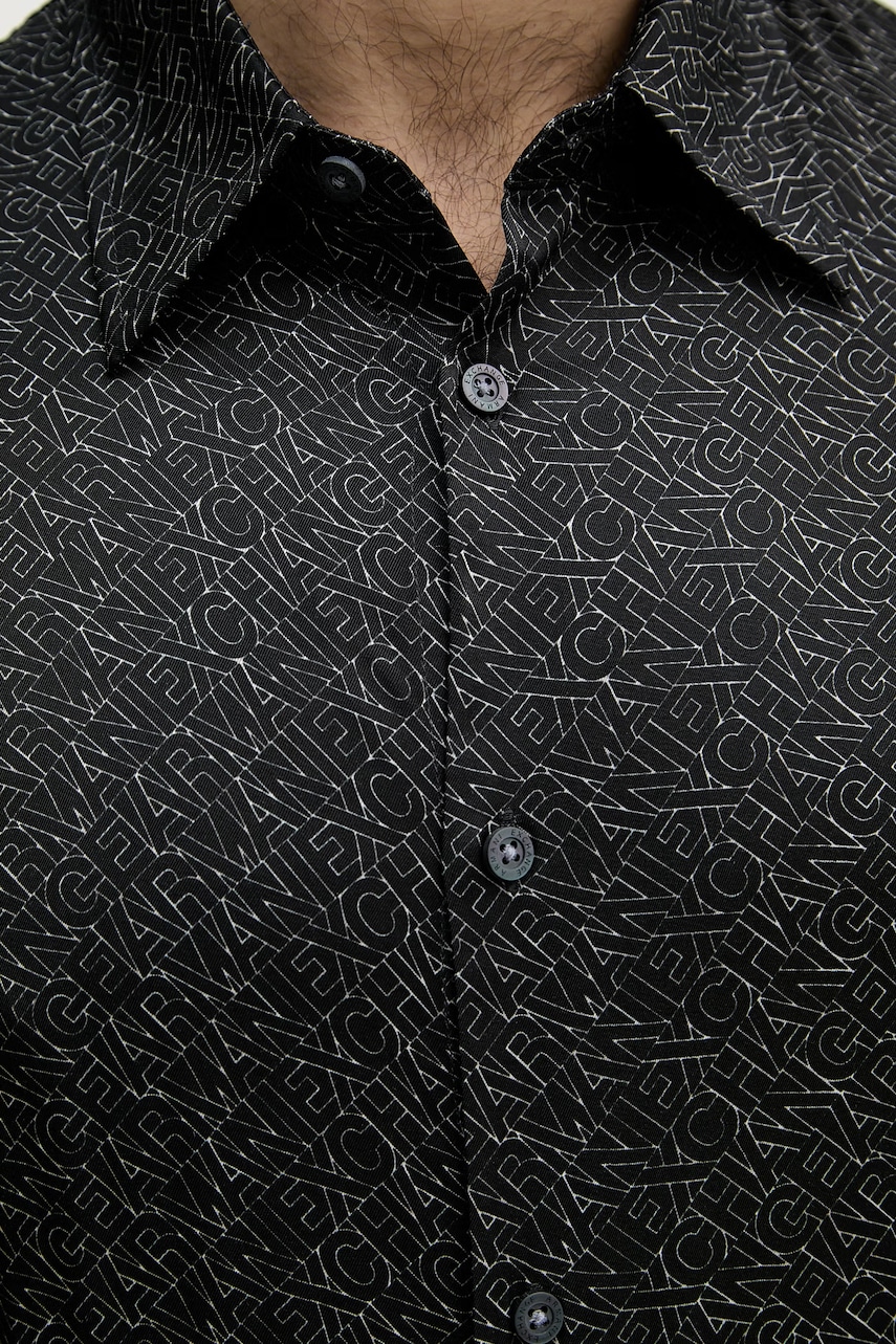 Armani Exchange košeľa pánska z viskózy
