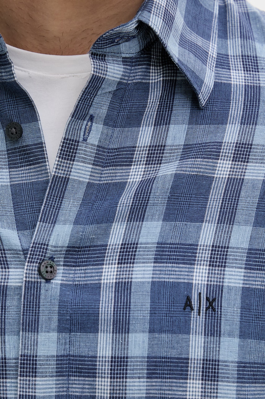 Armani Exchange košeľa pánska s bavlnou