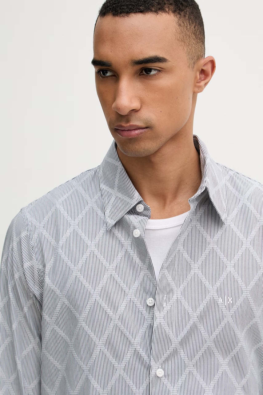 Armani Exchange košeľa pánska bavlnená