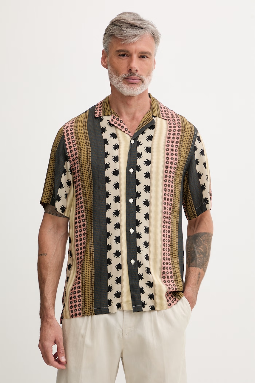 OAS cămașă pentru bărbați, cu vâscoză