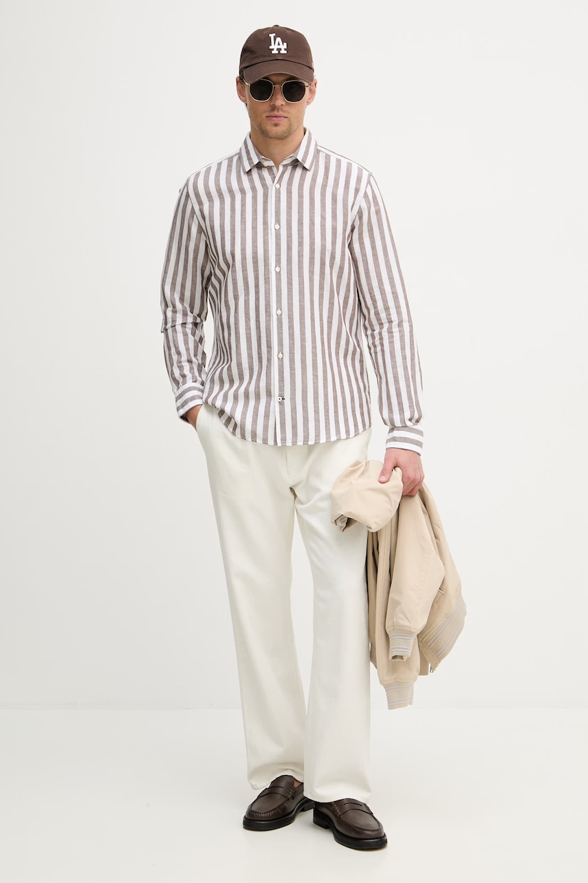 Joop! košile pánská se lnem