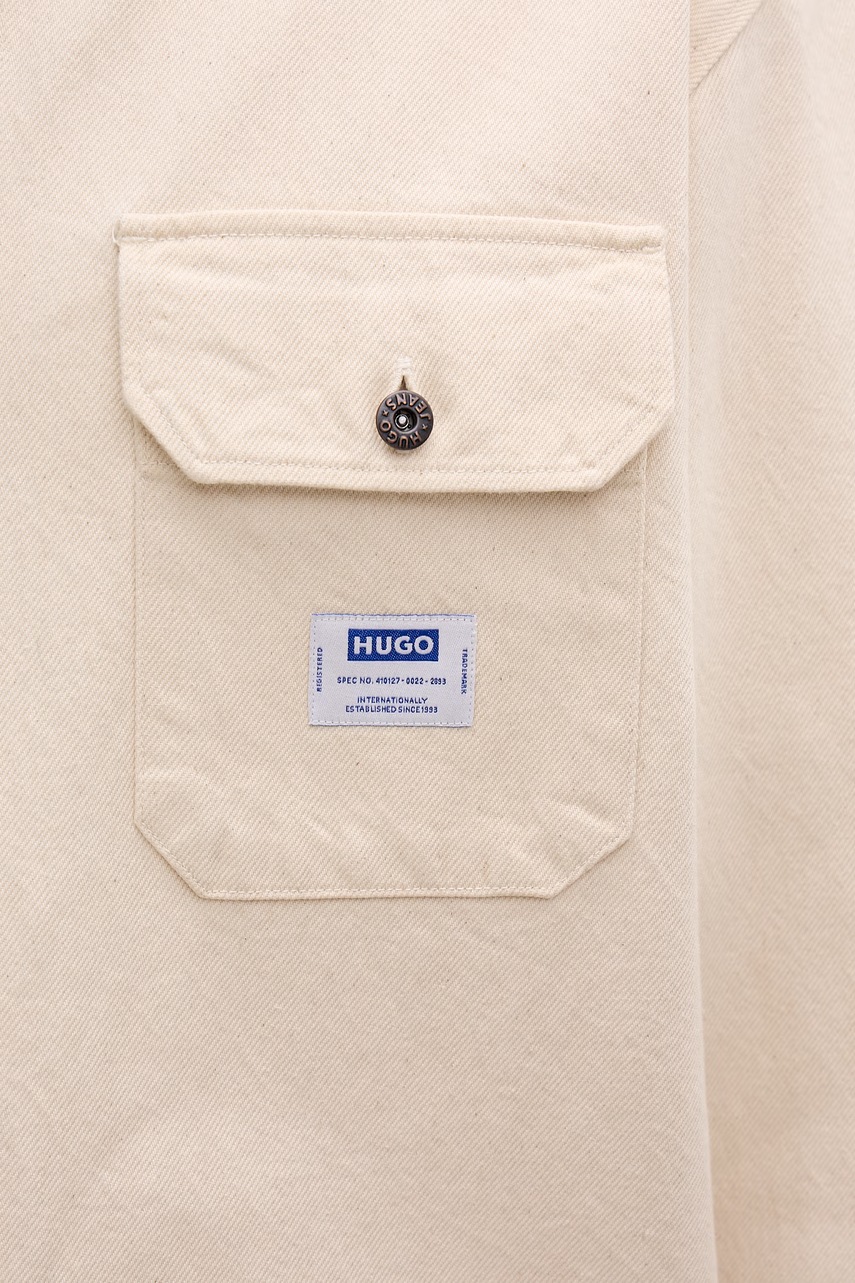 HUGO Blue košile pánská džínová Ekynone (obrázek 5)