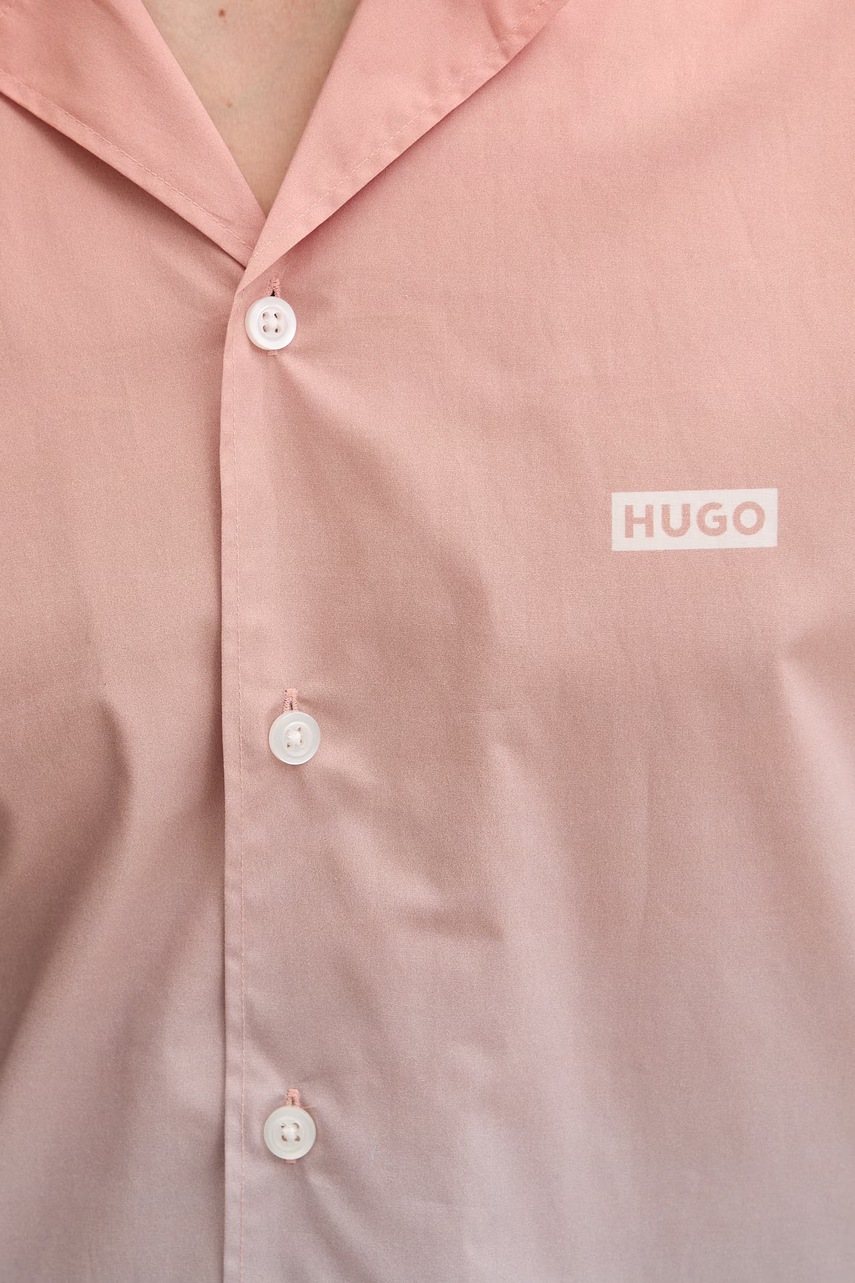 HUGO Blue košeľa pánska bavlnená Eligino