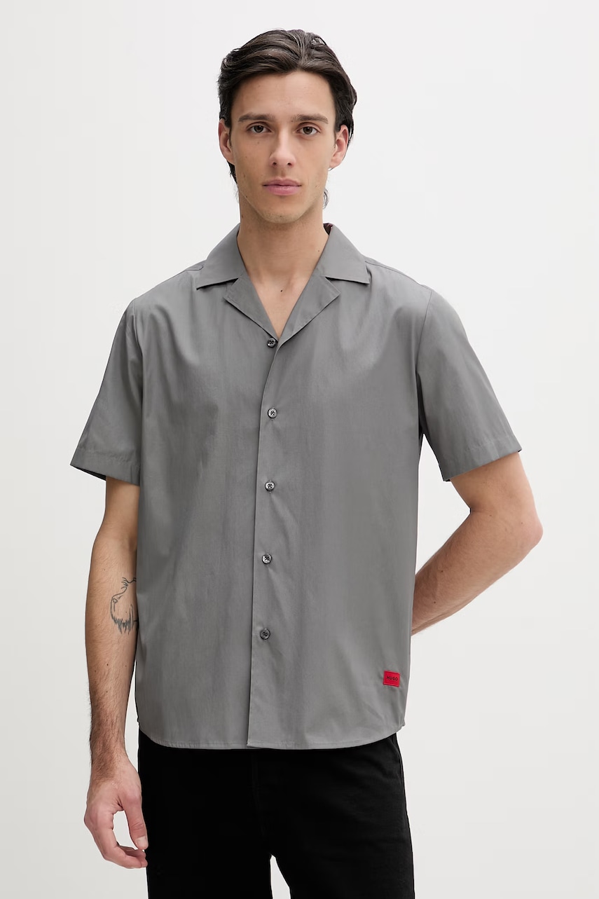 Βαμβακερό πουκάμισο HUGO Ellino