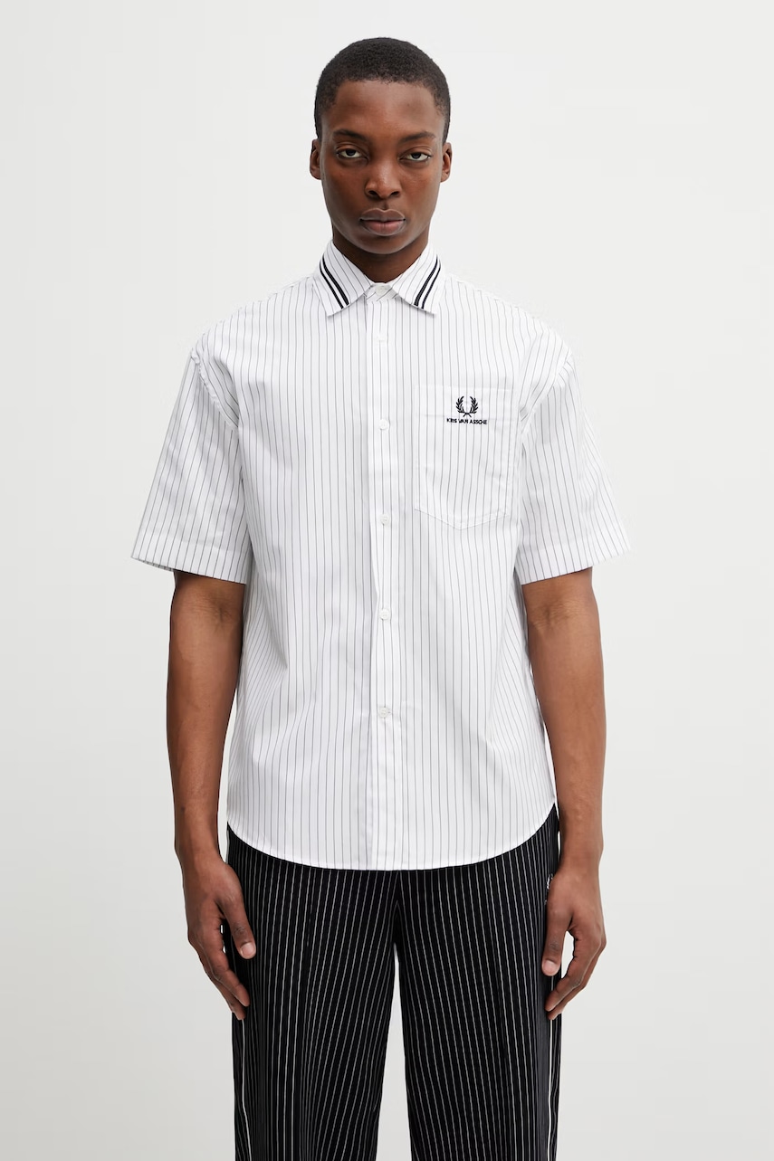 Fred Perry koszula męska bawełniana x Kris Van Assche
