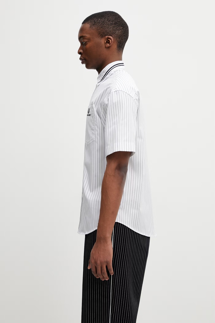 Fred Perry x Kris Van Assche koszula bawełniana męska (zdjęcie 2)