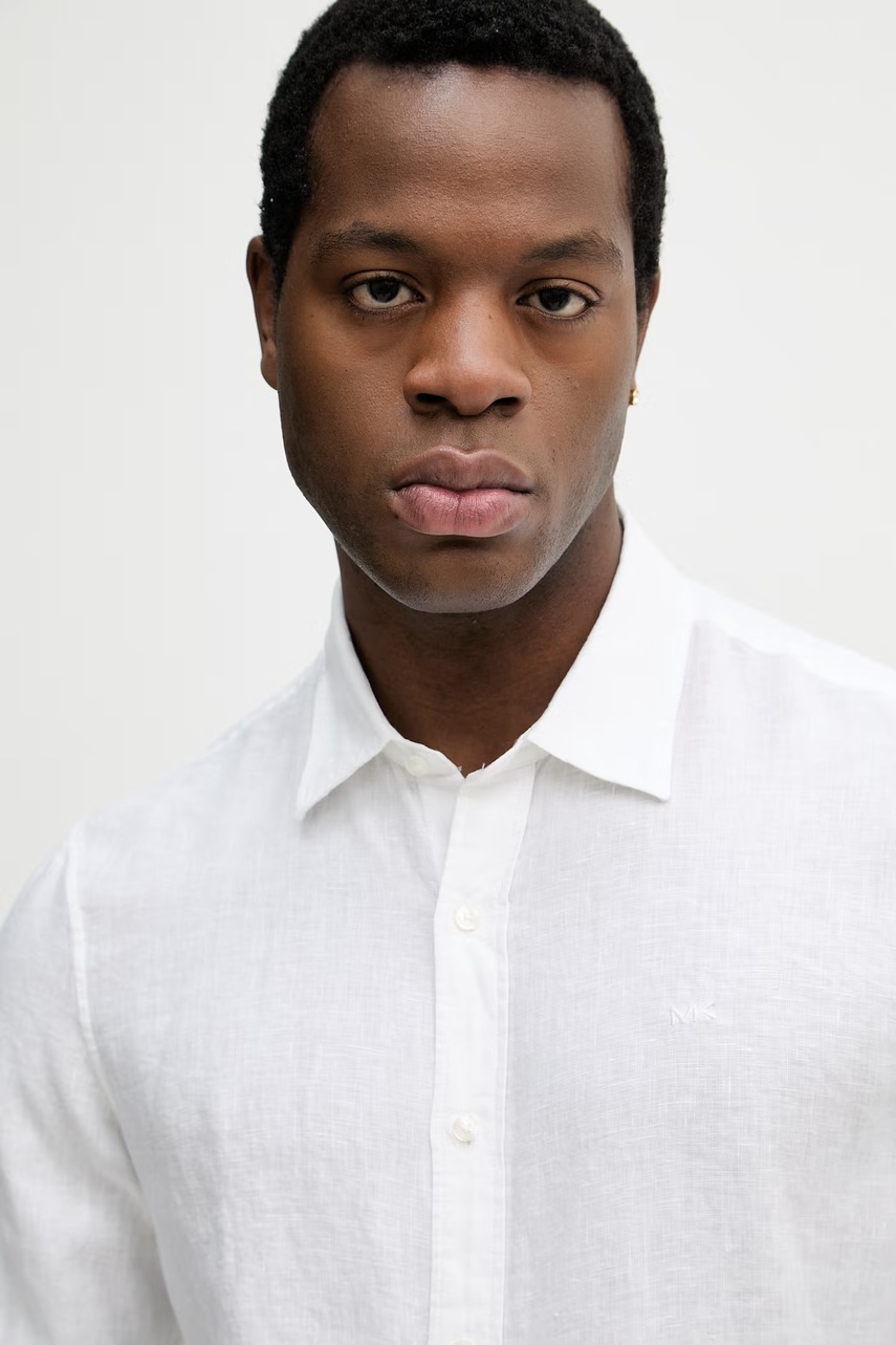Michael Kors pánská lněná košile (obrázek 4)