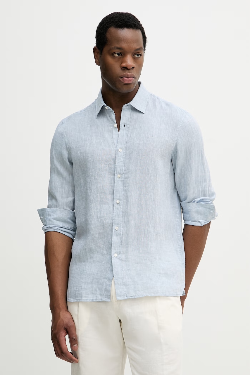 Michael Kors πουκάμισο ανδρικό λινό