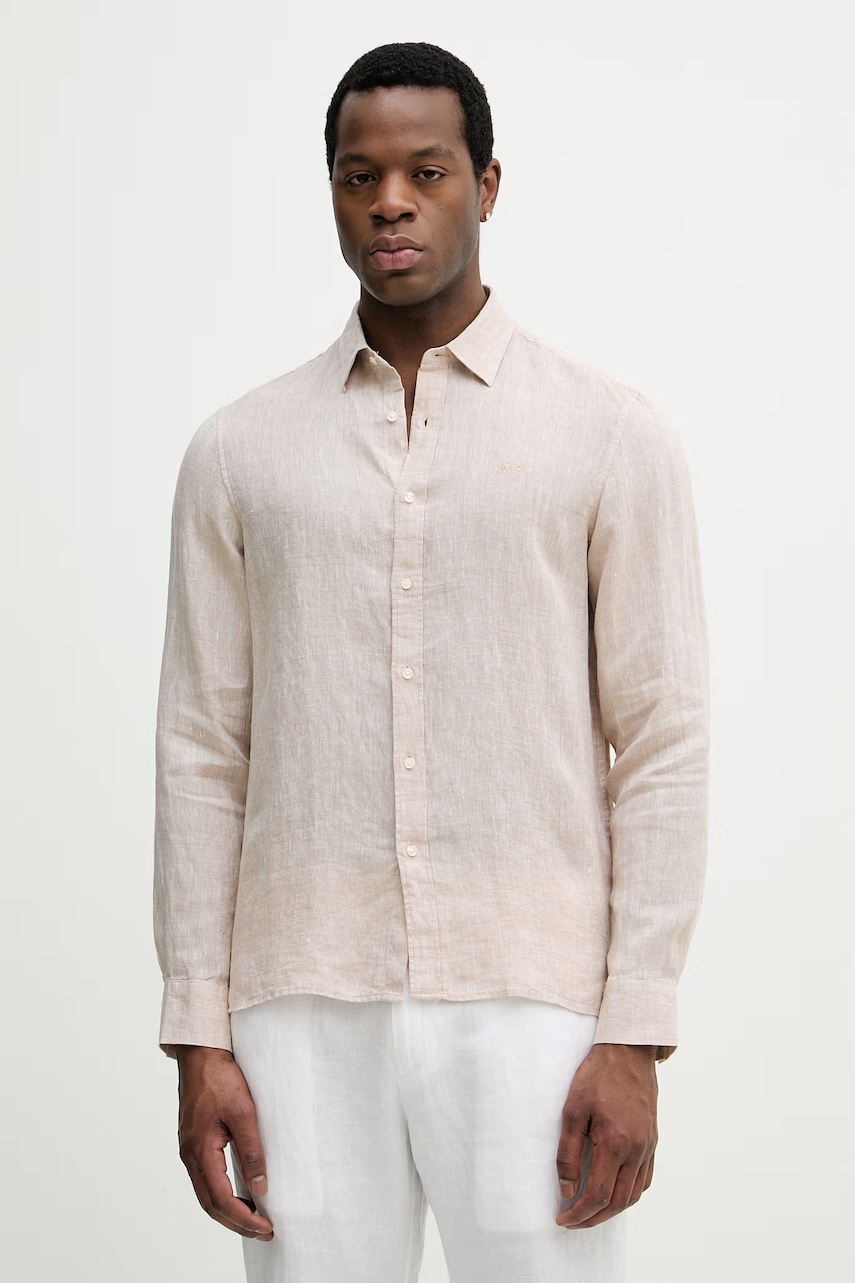 Michael Kors Πουκάμισο ανδρικό λινό