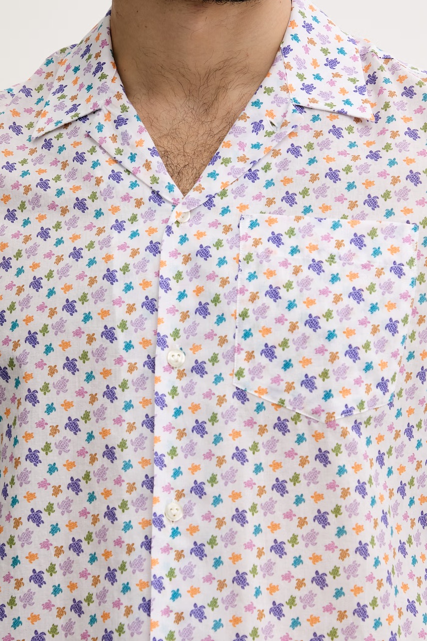 Vilebrequin πουκάμισο Ανδρικό βαμβακερό CHARLI φωτογραφία