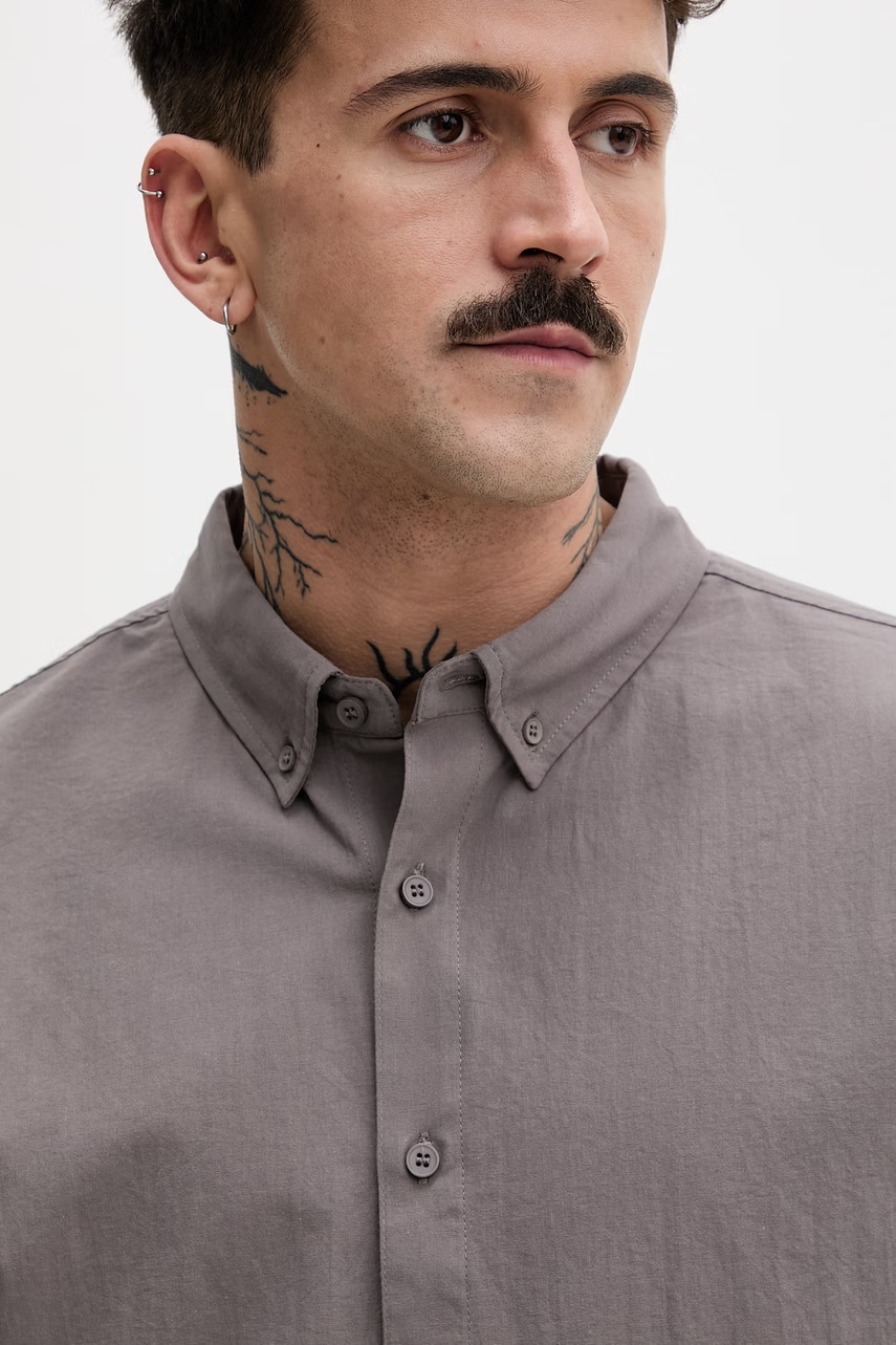 Hurley πουκάμισο ανδρικό βαμβακερό φωτογραφία