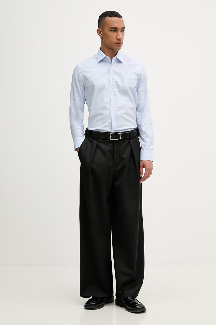 Michael Kors košeľa pánska bavlnená s elastanom