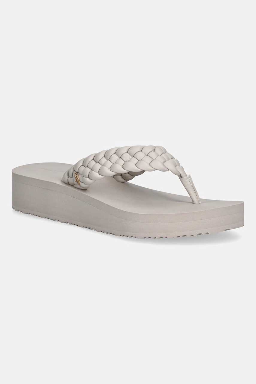 Σαγιονάρες Tommy Hilfiger TH WEDGE CORNROW BEACH SANDAL