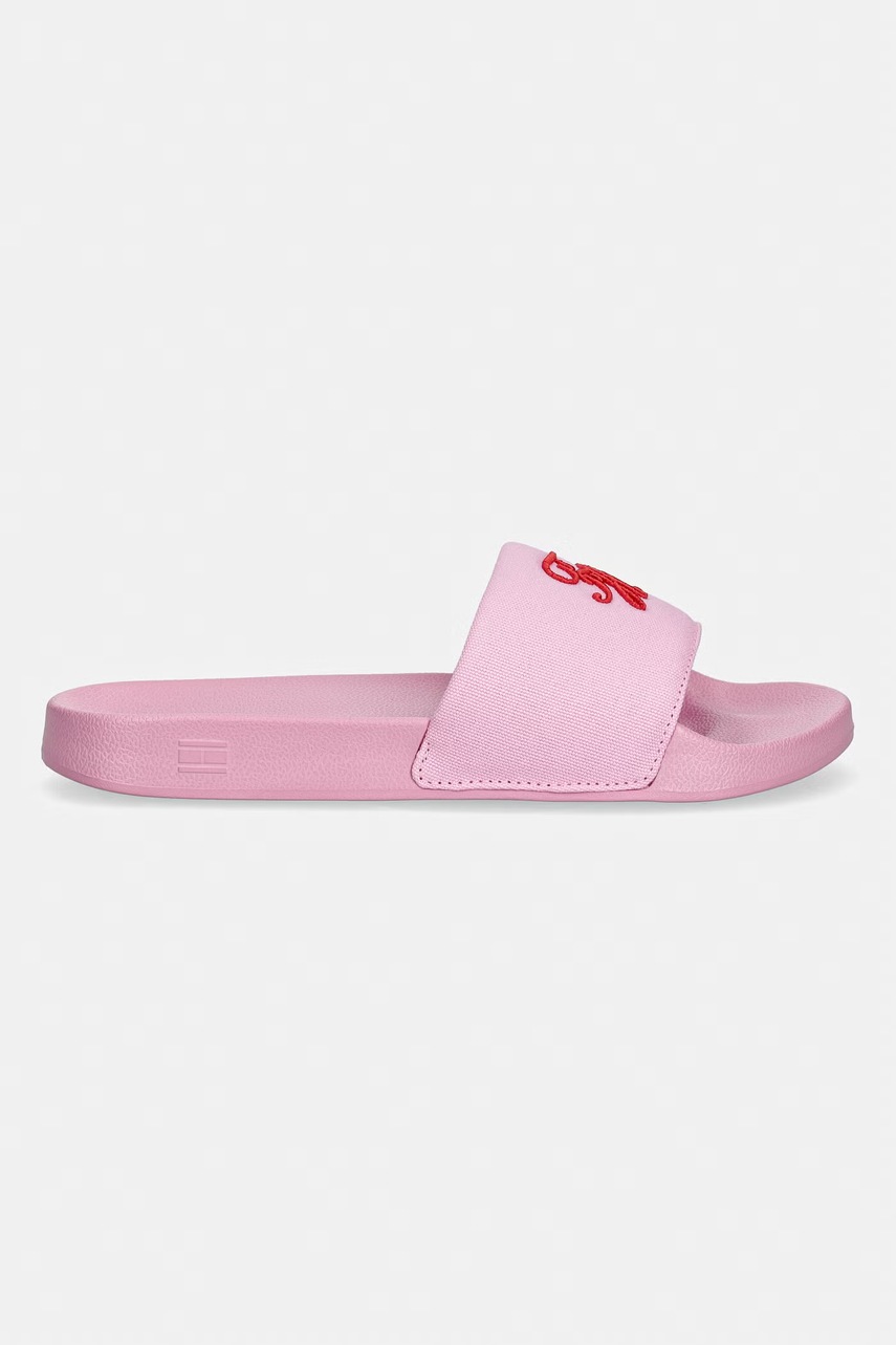 Tommy Hilfiger šľapky dámske TH SCRIPT POOL SLIDE