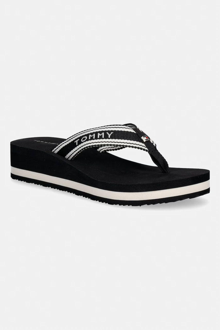 Lacno Tommy Hilfiger dámske žabky TH FLAG PRINT SUMMER SANDAL