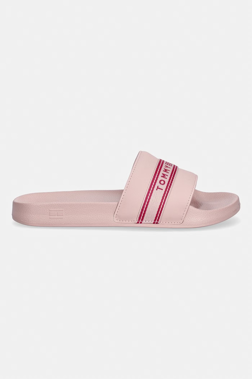 Tommy Hilfiger šľapky na plávanie dámske TH WEBBING POOL SLIDE