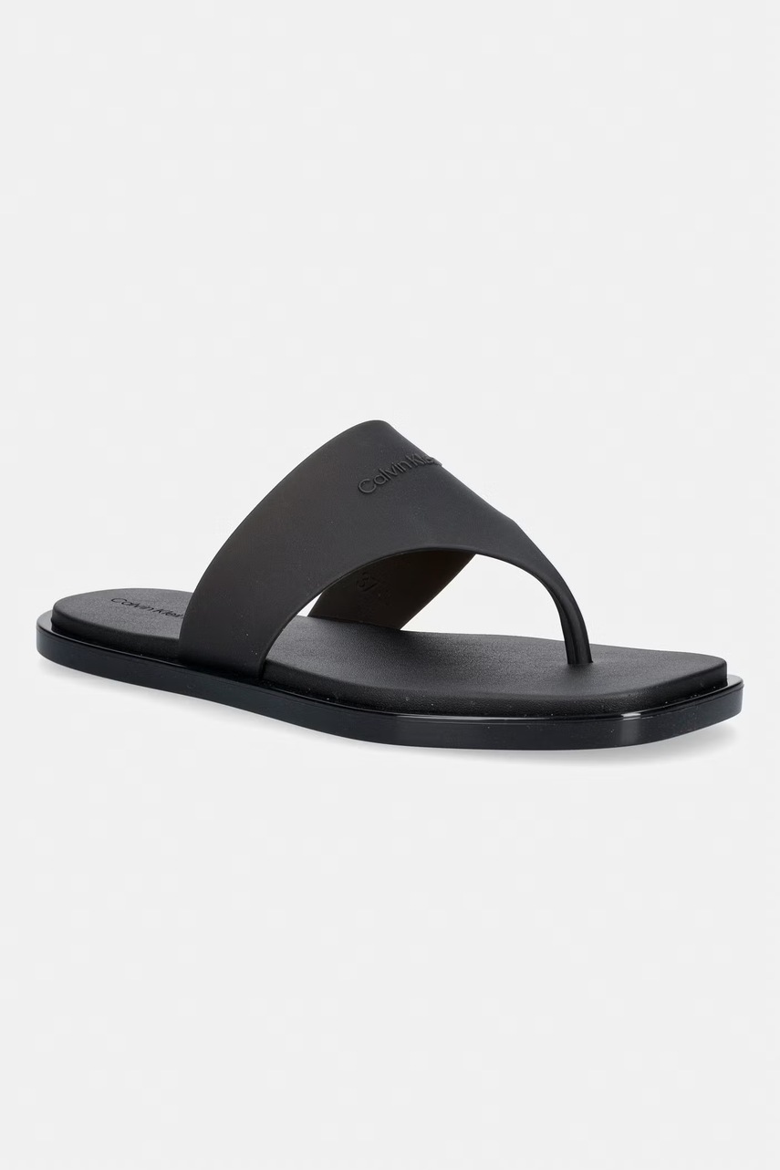 Calvin Klein japonki damskie JELLY SANDAL THONG MAT TRAN TPU