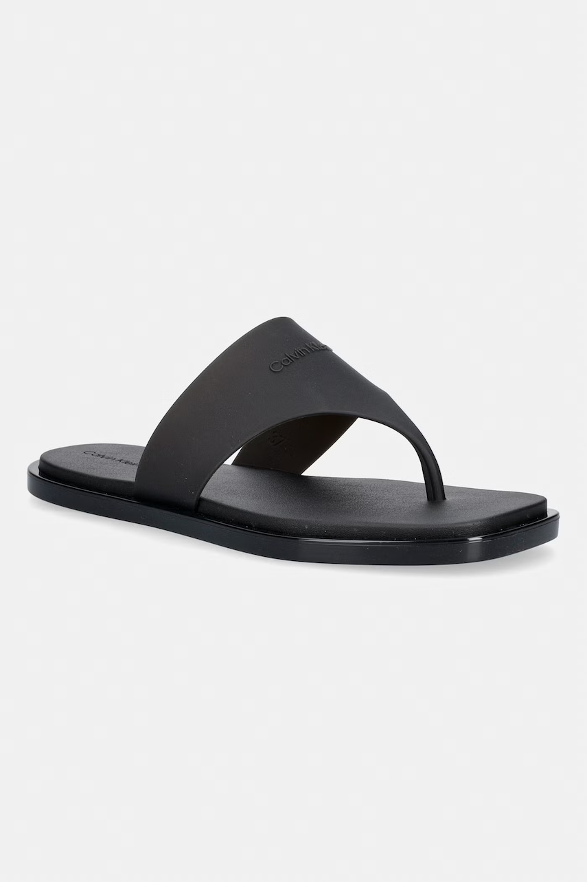 Calvin Klein japonki damskie JELLY SANDAL THONG MAT TRAN TPU