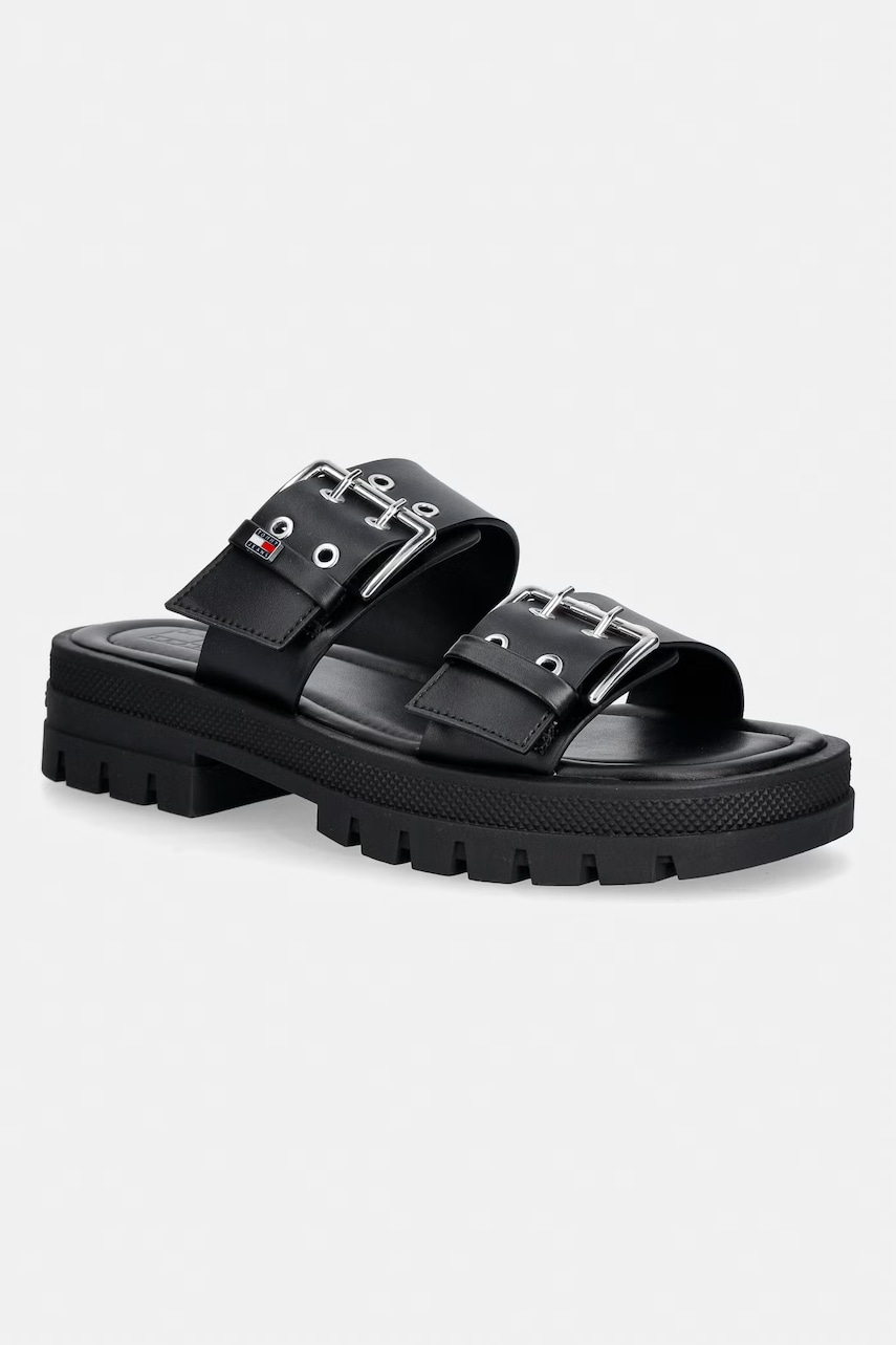 Tommy Jeans σαγιονάρες Γυναικείες TJW BUCKLE STRAPS SANDAL