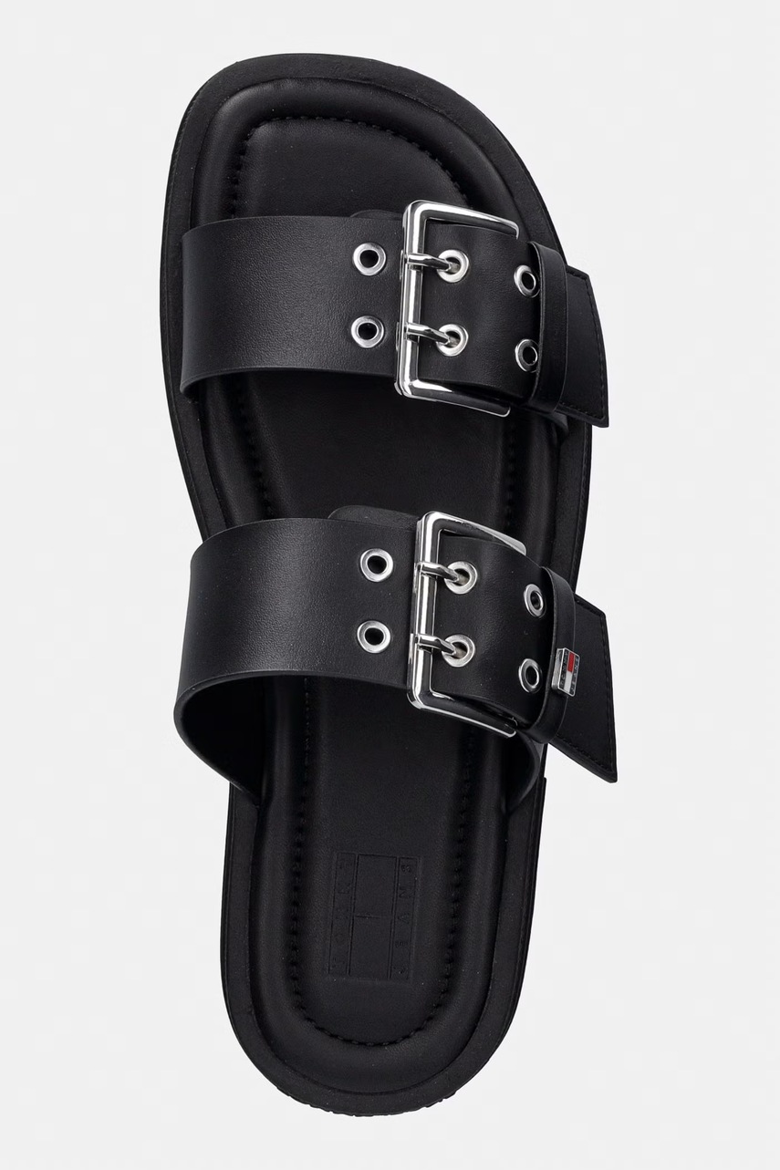 Tommy Jeans šľapky dámske TJW BUCKLE STRAPS SANDAL