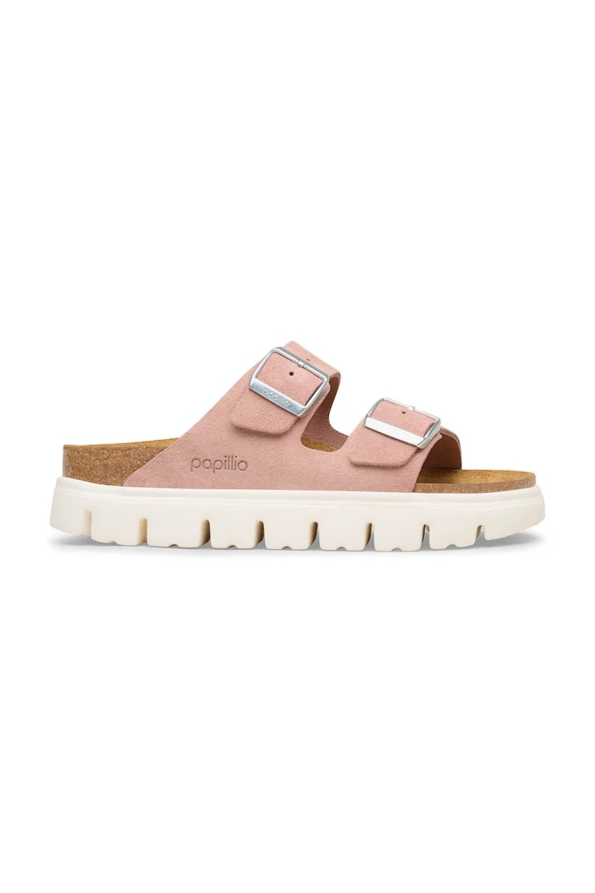 Παντόφλες σουέτ Birkenstock Arizona Chunky Birkenstock x Papillio
