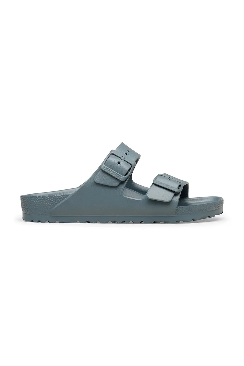 Birkenstock klapki na płaskim obcasie damskie Arizona EVA niebieskie 1031352