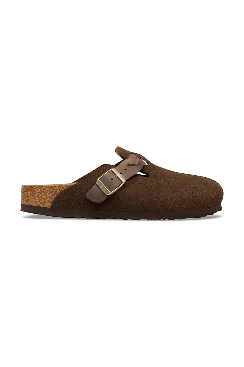 Birkenstock papuci din piele Boston