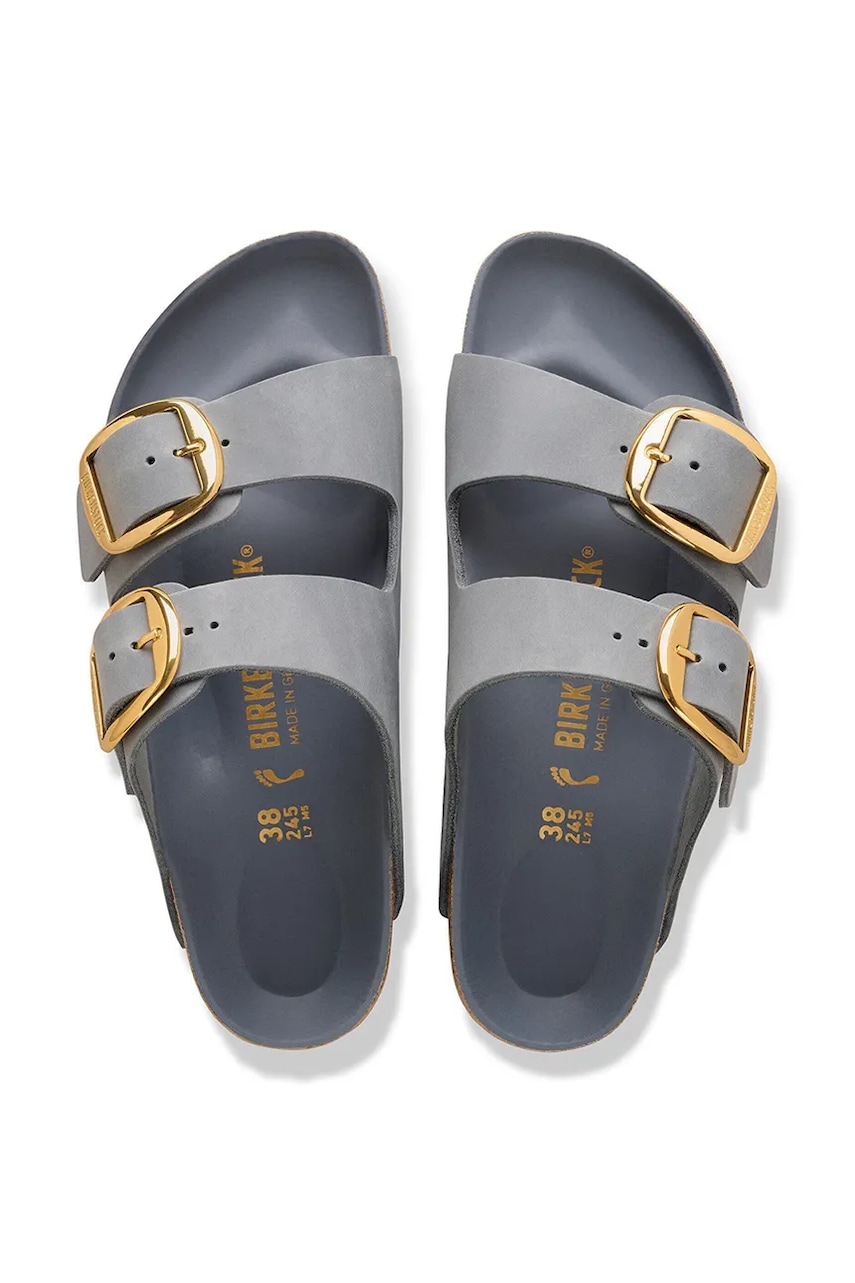 Birkenstock šľapky dámske nubukové Arizona Big Buckle