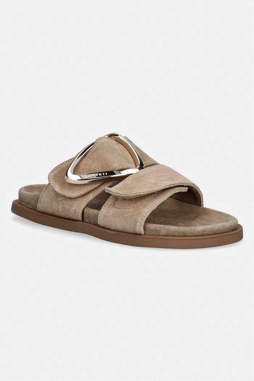 Inuikii papuci din piele Dreamer Buckle