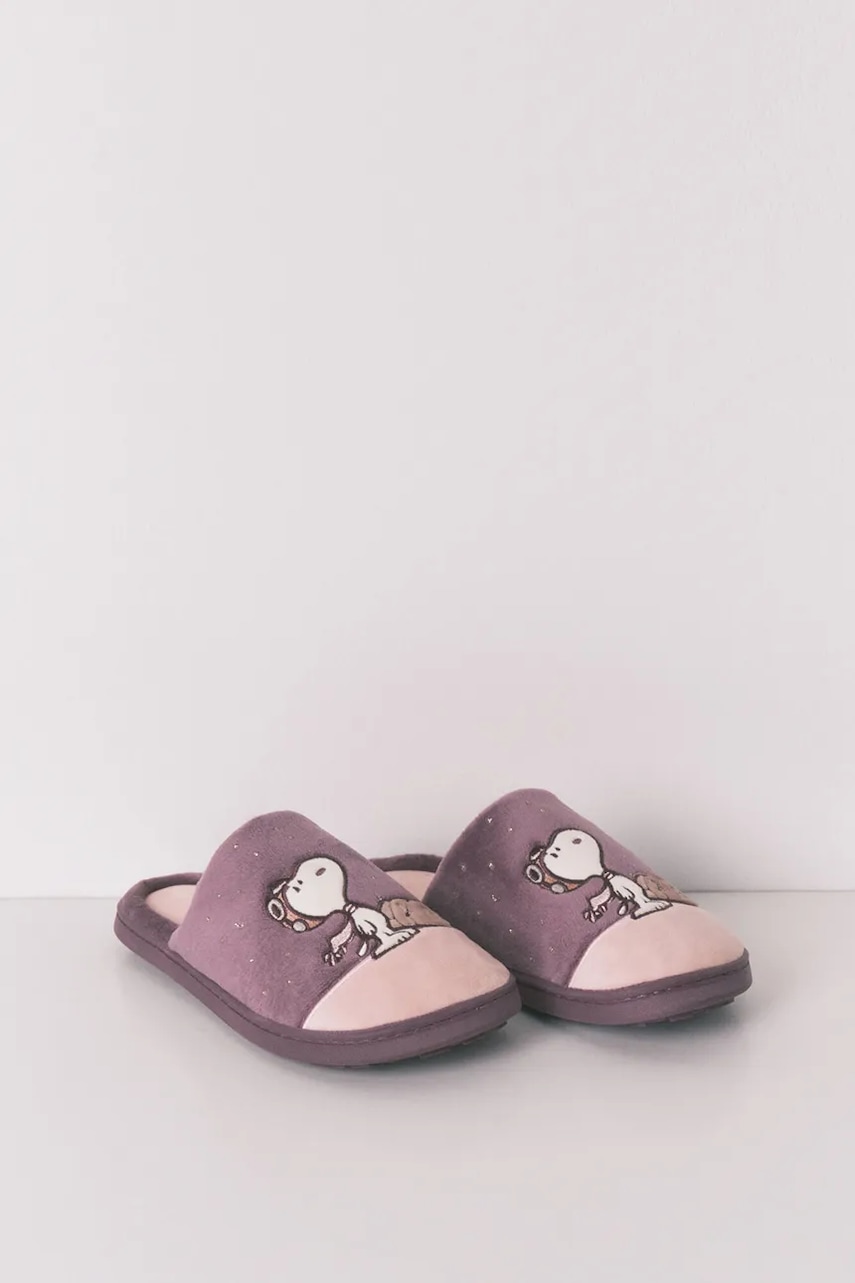 women'secret Παντόφλες Γυναικείες MN PE SNOOPY SLPRS