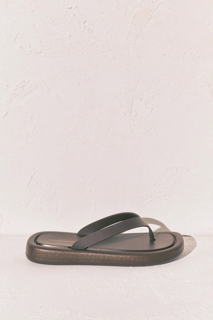 Levně women'secret pantofle dámské SI FLIP FLOP CHOCOLAT