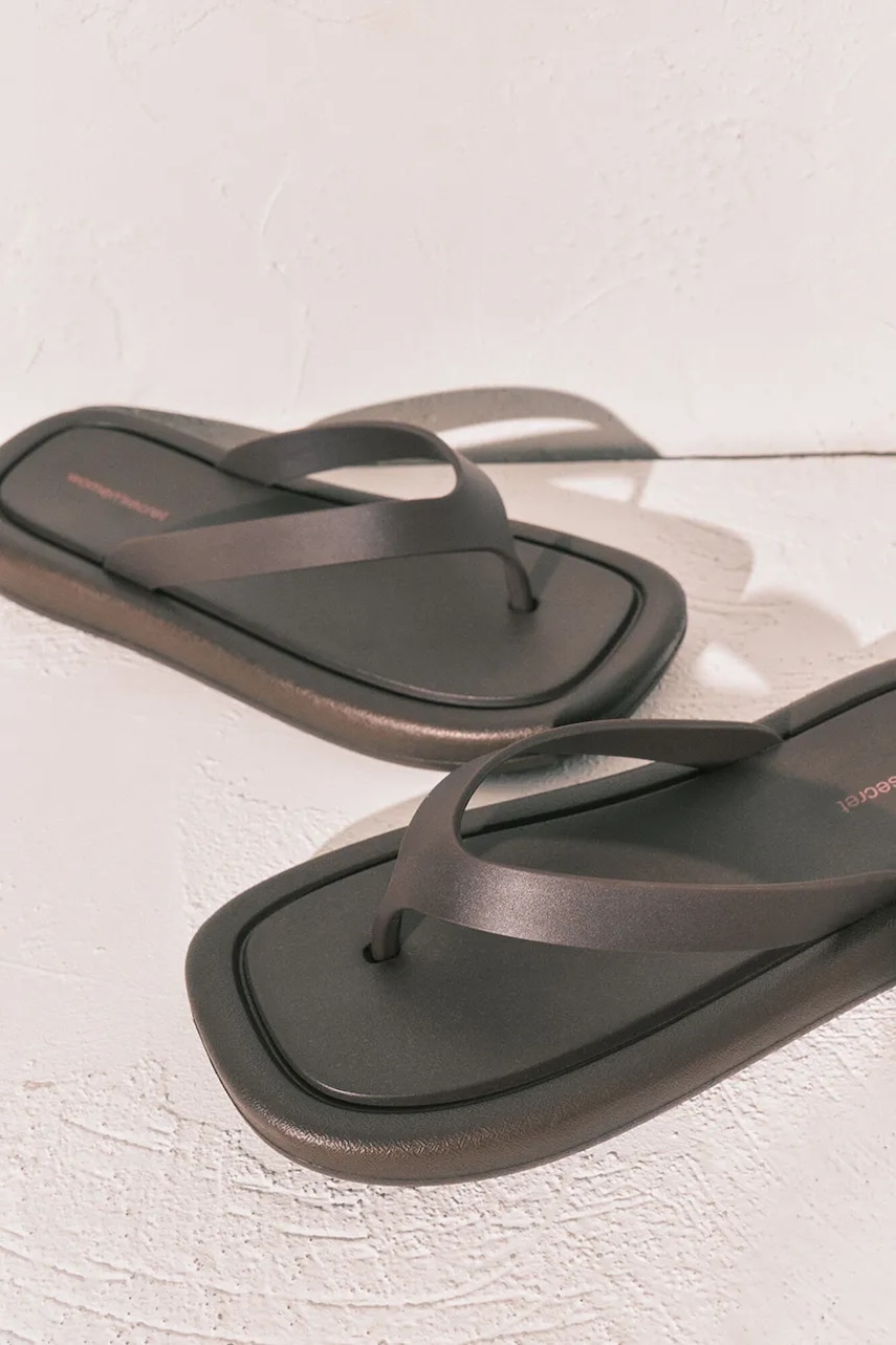 women'secret šľapky dámske SI FLIP FLOP CHOCOLAT